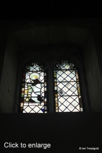 Edworth - St George. South clerestory window, internal.