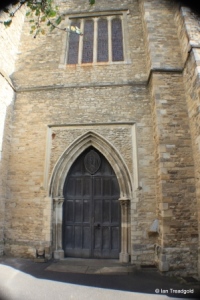 Elstow - St Mary and St Helena. Main west door.