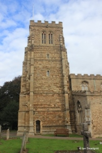 Eaton Socon - St Mary the Virgin. Tower from the south.