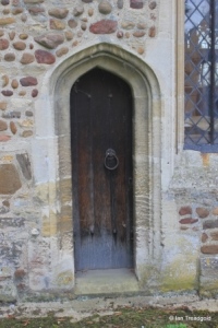 Eaton Socon - St Mary the Virgin. North aisle, priest's door.