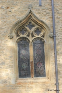 Farndish - St Michael and All Angels. Nave, south-west window.